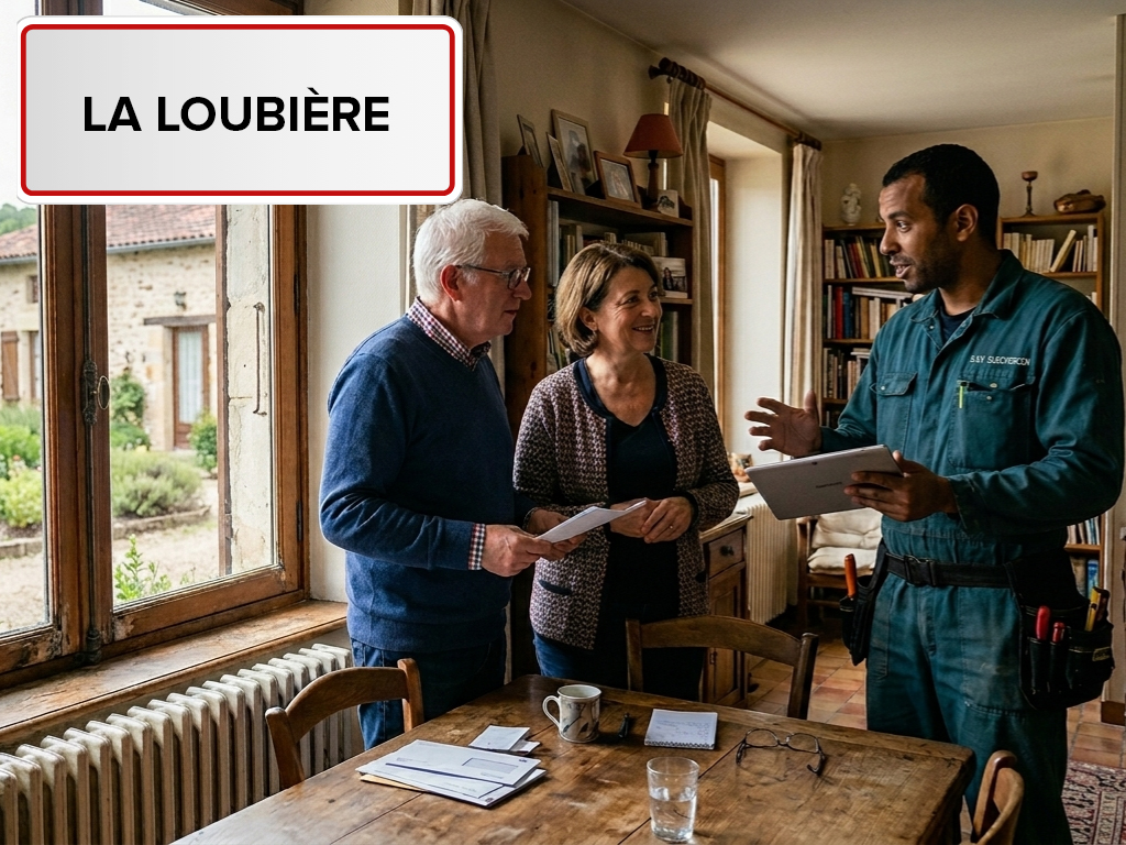 Installation de pompe à chaleur à La Loubière (12740) dans l'Aveyron