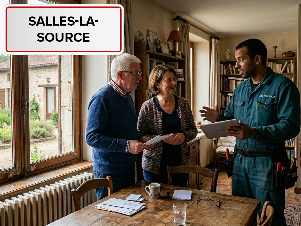 Installation de pompe à chaleur à Salles-la-Source (12330) dans l'Aveyron